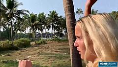 Blondie Lolipop Rides Hunk Mark Pirson Cowgirl Style. He Covers Her Face In Cum During Rough Bedroom Session.