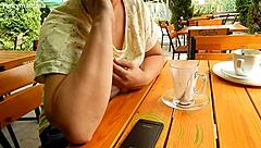 Chubby Mature Milf Boldly Flashing Her Hairy Tits Outdoors