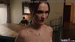 Dominant husband controls his wife roughly in hardcore threesome with ebony group, making her want to leave