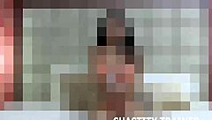 chastity device locks you into femdom bondage for total self control lessons