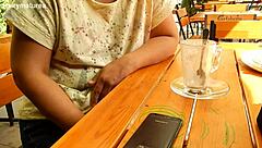 Chubby Mature Milf Boldly Flashing Her Hairy Tits Outdoors