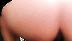 Why does this asian teen spread wide for huge dildo pounding in her tight pussy?