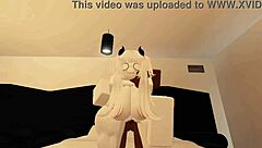 Shy Roblox girl hides a wildly lustful side inside