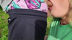 Blonde Beauty Feels Overwhelmed Losing Remote Anal Plug Control Outside Supermarket