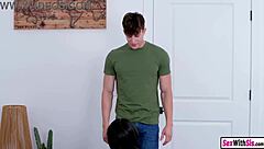 tiny teen 18+ stepsis says sorry to stepbro by fucking his big cock hardcore