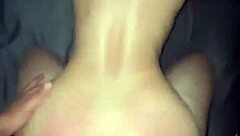 Isn't it thrilling how this skinny curvy Latina bounces roughly on my huge cock in pov?