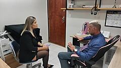 brazilian bodybuilder caught stealing offers anal creampie to muscular guy for silence