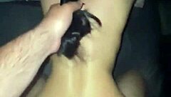 Isn't it thrilling how this skinny curvy Latina bounces roughly on my huge cock in pov?