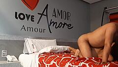 I dominate mexican teen with intense hotel cum filling