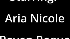 Naughty Masseuse Raven Rogue Teases Aria Nicole's Feet In Sensual Massage