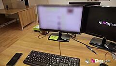 Hot Busty Colombian Brunette Desperately Sucks And Rides Big Cock