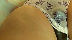 bbc stranger fills panties with cum in public beach toilet fantasy