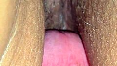 up close latina wife missionary tight small tits sex cumshot creampie hairy pussy