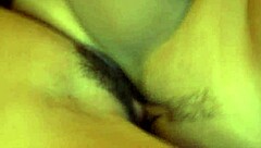 Horny blonde and latina lesbians ride huge dildo. They rub pussies together in wet homemade amateur session with orgasms.