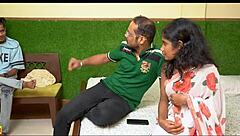 Horny Chubby 18yo Gets Banged in Indian Gangbang with Cumshots