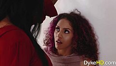 gorgeous lesbians liv revamped and simone garza dive into horny femdom oral action with spanking and muff diving