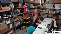 Hey Teen Thief, Are You Willing to Suck Cock and Get Punished in the Garage Arrangement?