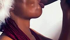 Hey, I just can't get enough of sucking on a massive throbbing cock like this!