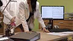 Hot Brunette Teen Fucks for Musical Instruments!