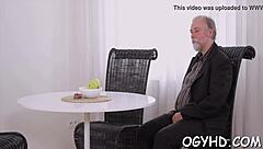 Old Chap Pounds Tight Russian Teen 18+ Pussy In Hardcore Missionary Fuck