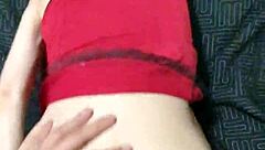 Oh man, this pregnant breedwhore is celebrating with a huge messy creampie on snap, so wild.