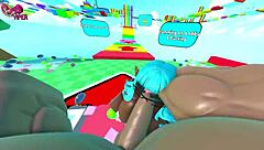 Candy jumps into intense fucking without waiting for the end of the wild sex session