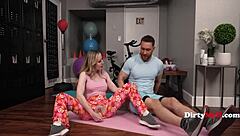 average family yoga session - alaina taylor sam shock