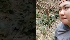 Outdoor Blowjob Thrills Mature Asian With Tight Pussy