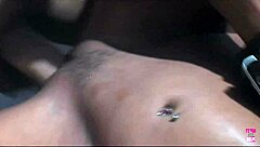 a massive shaft pounds brunette with huge fake tits doggystyle