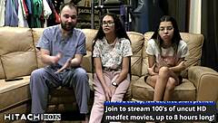 Freshman endures bold mandatory Hitachi orgasm from Doctor Tampa on Angel Santana in hospital