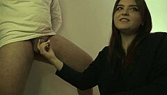 Oh, let's tease this locked-up toy now.