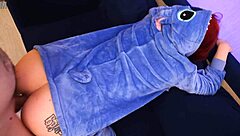 Redhead Girlfriend Teases Then Sucks Cock