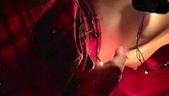 I'm Santa's Gift in Christmas Lights