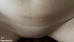 he wakes up with a stiff cock pressing hard since early morning. finally he grabs his girlfriend from behind in the kitchen for quick doggystyle action.