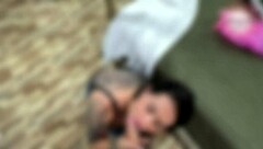 I Give Him A Delicious Blowjob Before He Goes To Train - Mature Latina Milf Swallows Cum?