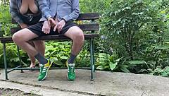 Oh man, that mature cougar with those saggy tits just made me cum so hard outdoors!