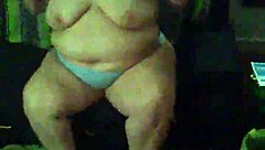 small dick bbw granny with big tits gives a blowjob in this amateur scene