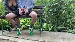 Oh man, that mature cougar with those saggy tits just made me cum so hard outdoors!