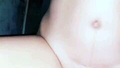 Riding motorcycle in the alley, we almost got caught by neighbors!