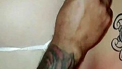 curvy latina shows off big ass in thong for doggystyle tease