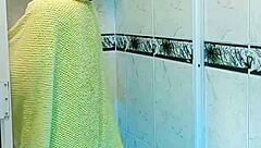 I can't believe my stepbrother joined me in the shower for passionate cowgirl riding and creampie