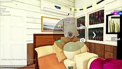 Girlfriend Strips Naked After Breakfast for Intense Ass-Pounding Fuck Session