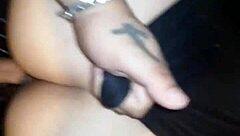 I discover my lover without underwear and enjoy the intimate moment.