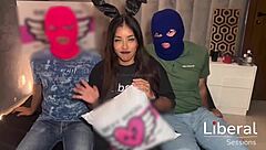 Sexy Bunny Costume Casting With Blowjob And Doggystyle Action