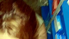 Hey, that amateur moment in the storage area turned into an intimate standing encounter with natural vibes.