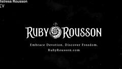 Ruby says joi with bouncing boobs