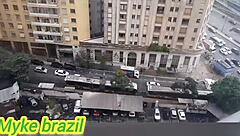 Intimate blonde blowjob and anal with Brazilian cutie