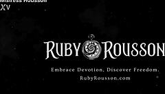 Ruby says joi with bouncing boobs