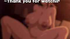 grace's big tits bounce in cartoon cum fun with zaphn