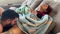 I walked in on this muscular redhead babe masturbating in the garage, so I dove in to lick her pussy and finished with a passionate doggystyle cum in mouth.